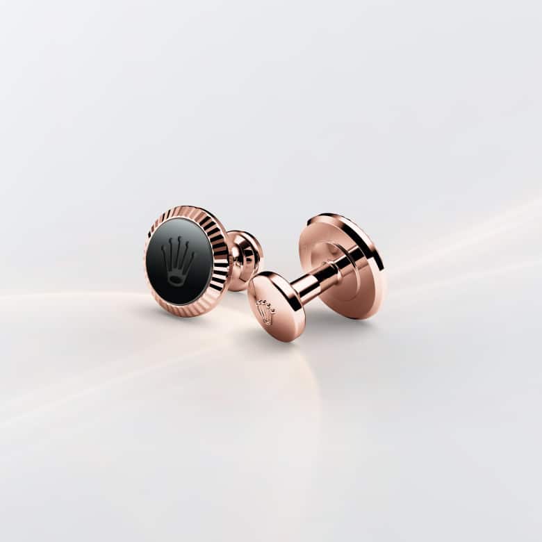 Rolex ‘Fluted’ cufflinks, An iconic aesthetic