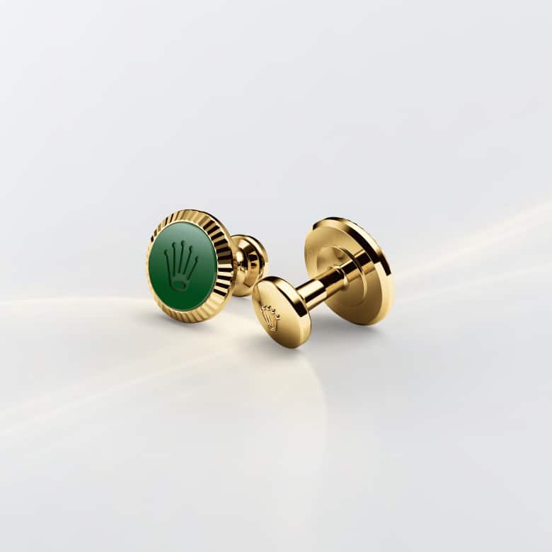 Rolex ‘Fluted’ cufflinks, An iconic aesthetic
