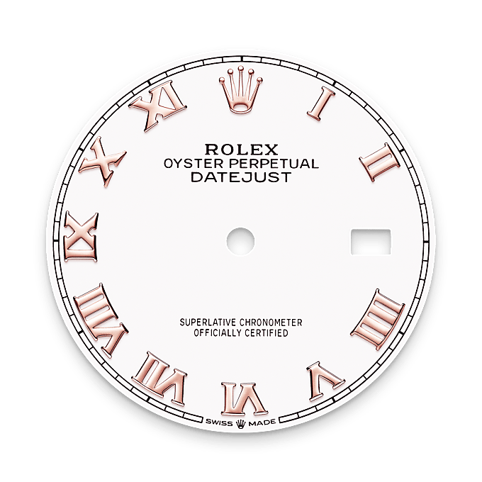 Rolex Datejust 36, Esfera blanca