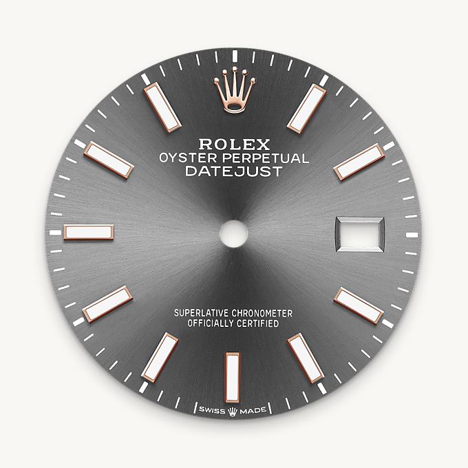 Rolex Datejust 36, Esfera pizarra