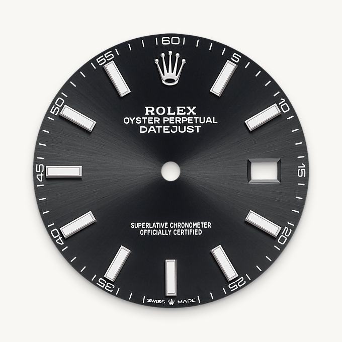 Rolex Datejust 41, Bright black dial