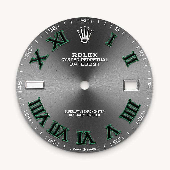 Rolex Datejust 41, Esfera pizarra