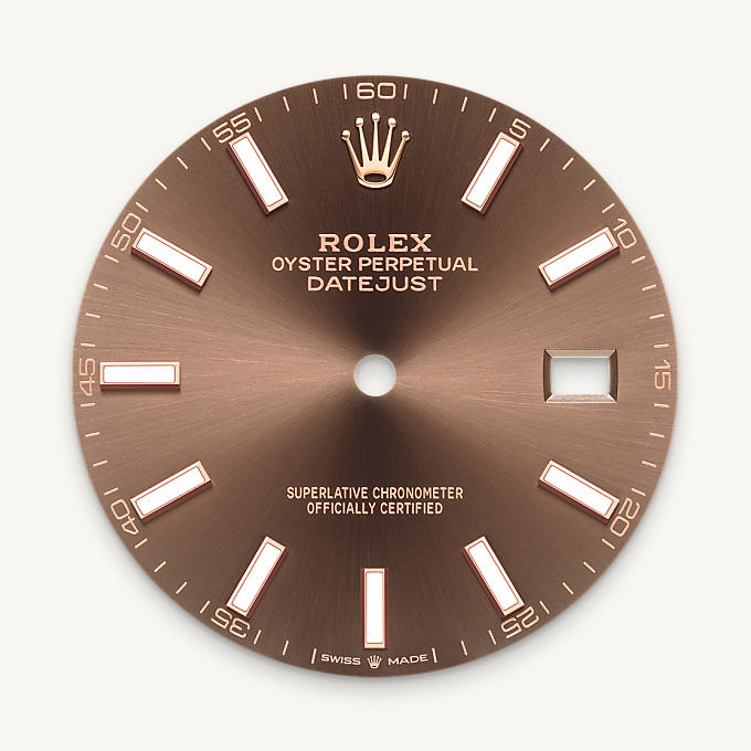 Rolex Datejust 41, Esfera chocolate