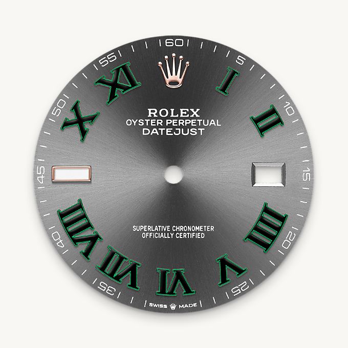 Rolex Datejust 41, Esfera pizarra