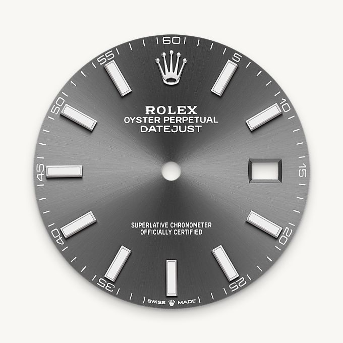Rolex Datejust 41, Esfera pizarra