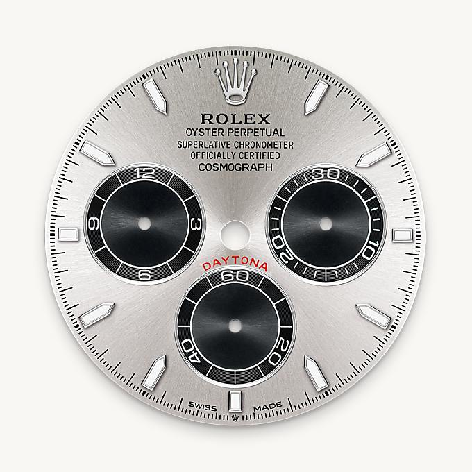 Rolex Cosmograph Daytona, Esfera acero y negro vivo