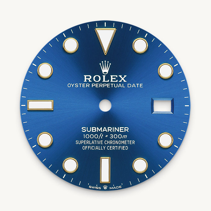 Rolex Submariner Date, Esfera azul real