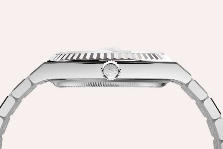 Rolex Land-Dweller 36, White Rolesor