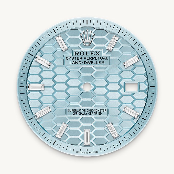 Rolex Land-Dweller 40, Ice-Blue Dial