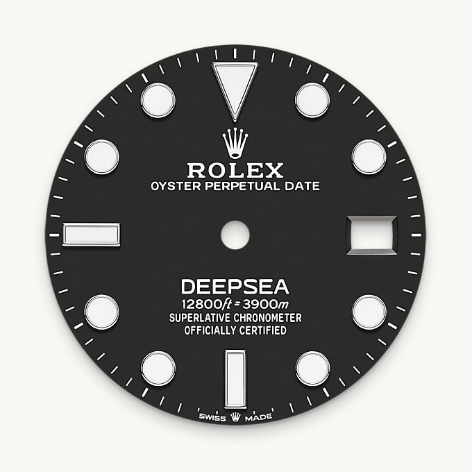 Rolex Rolex Deepsea, Esfera negro intenso