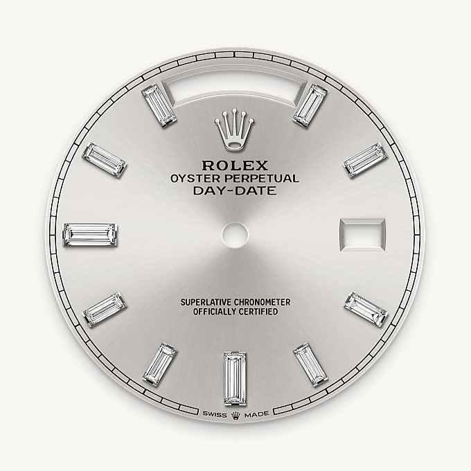 Rolex Day-Date 40, Silver dial