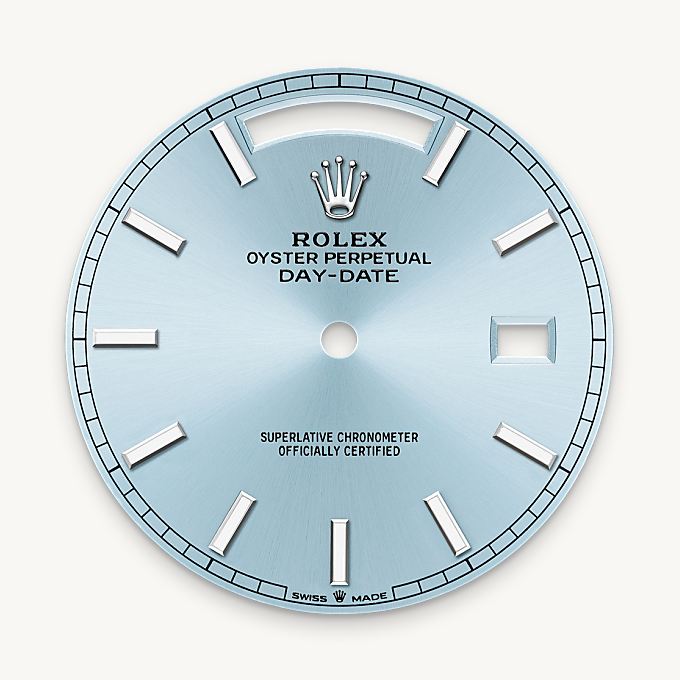Rolex Day-Date 40, Esfera azul glaciar