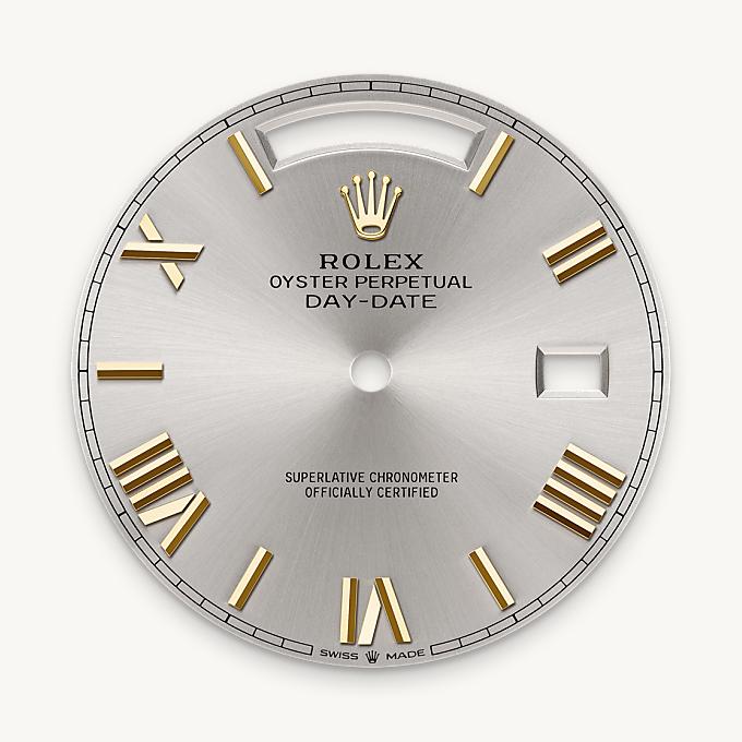 Rolex Day-Date 40, Silver dial