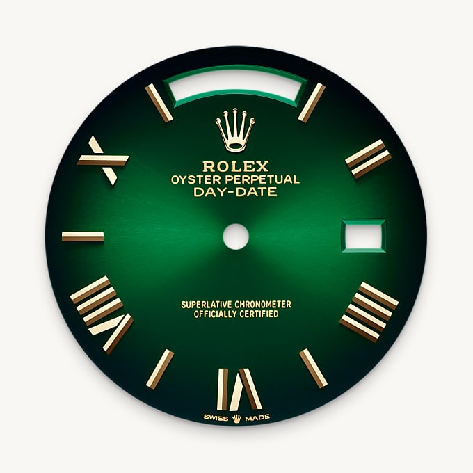 Rolex Day-Date 40, Green ombré dial