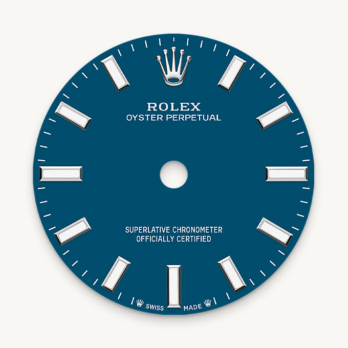Rolex Oyster Perpetual 28, Med blue dial