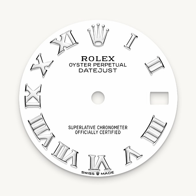 Rolex Datejust 31, Esfera blanca