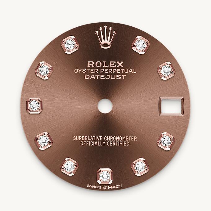 Rolex Datejust 31, Esfera chocolate