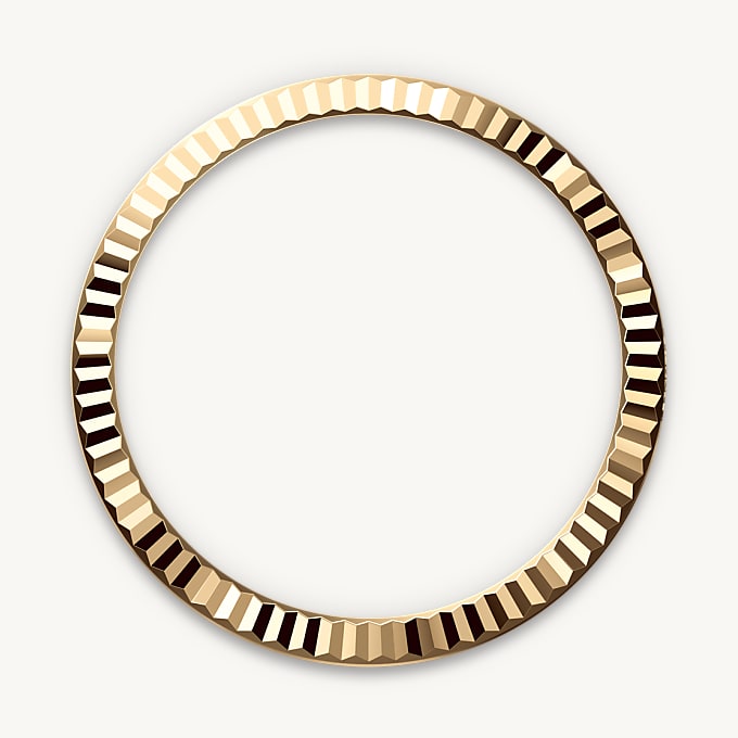 Rolex Datejust 31, Bisel estriado