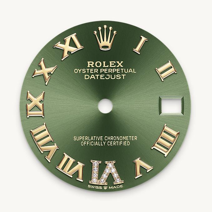 Rolex Datejust 31, Esfera verde oliva