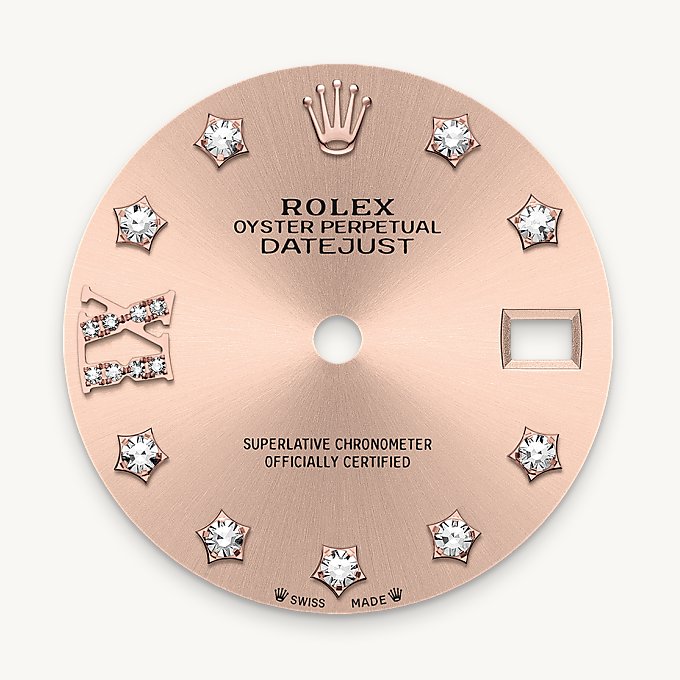 Rolex Lady-Datejust, Rosé-colour dial