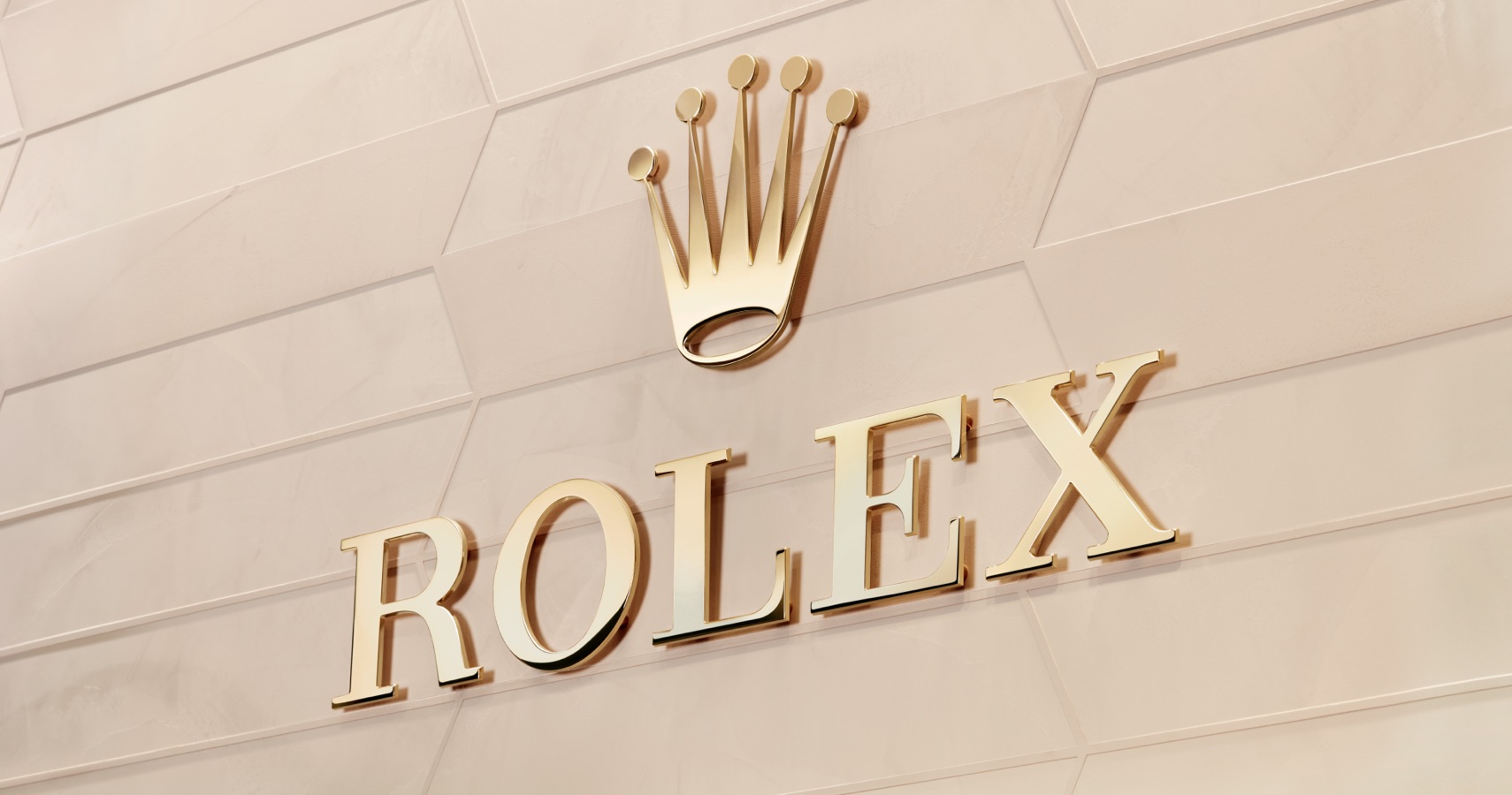 Logo Rolex on facade