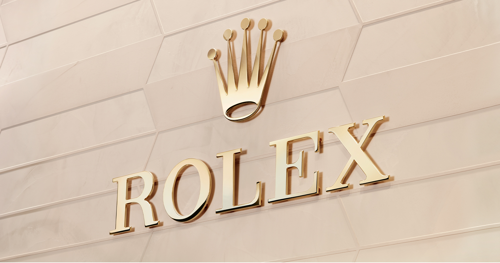 Logo Rolex on facade