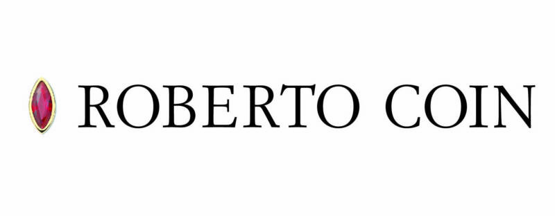 Logo Roberto Coin Con Rubí y fondo Blanco
