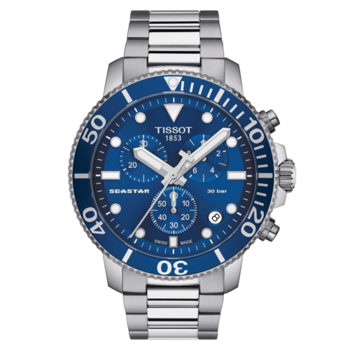 reloj Tissot Seastar 1000 Chronograph Esfera Azul