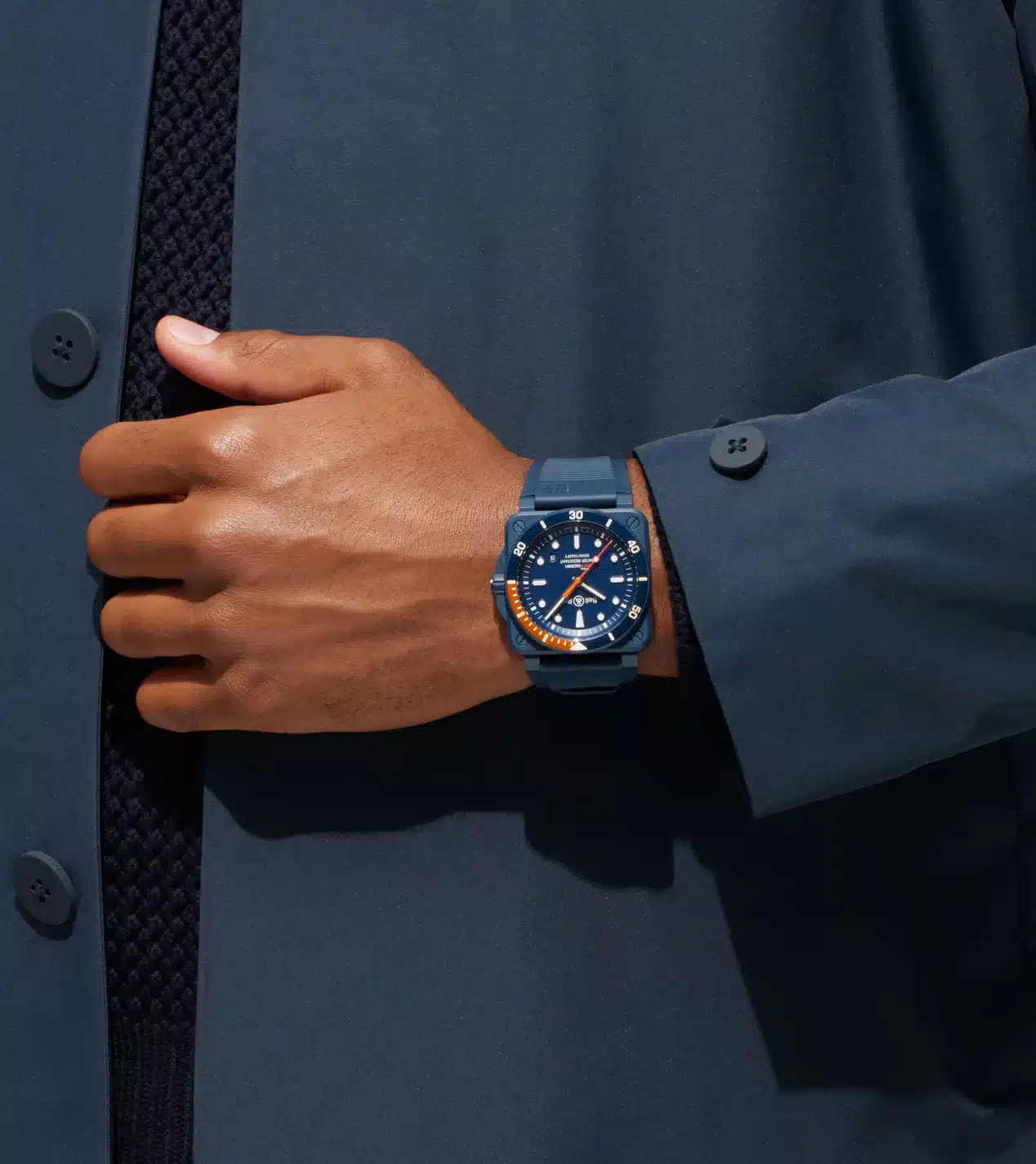 Bell and Ross blue watch