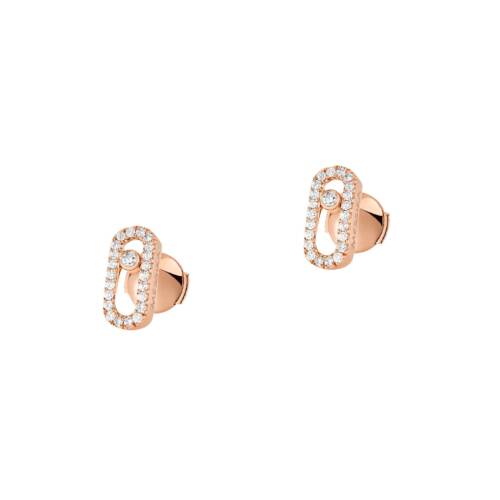 Move Uno Earrings in Rose Gold