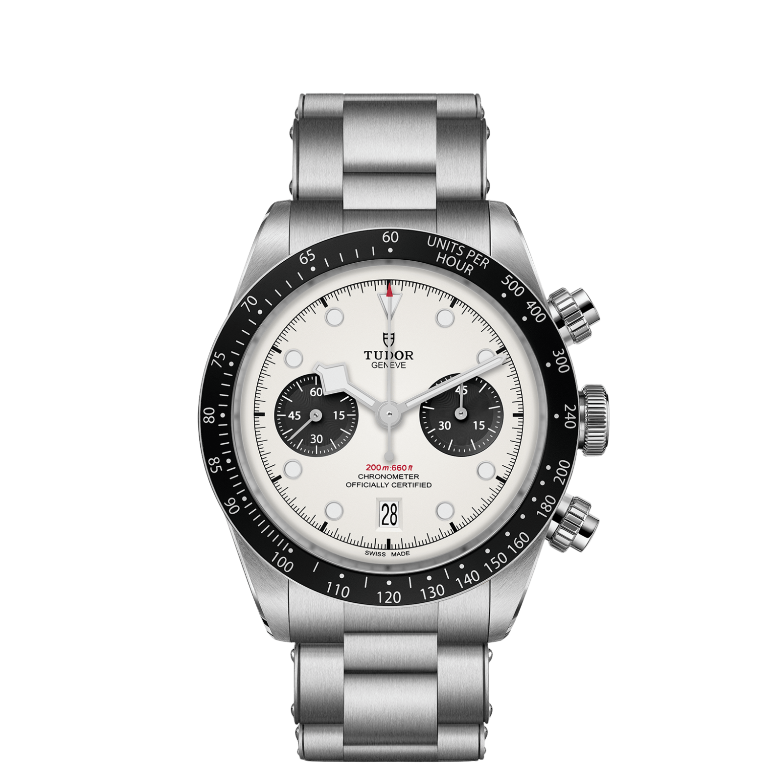Tudor Black Bay Chrono Acero Esfera Blanca