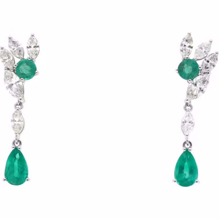 Pendientes de Esmeraldas