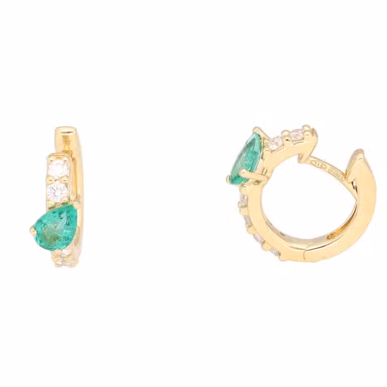 Pendientes de Esmeraldas