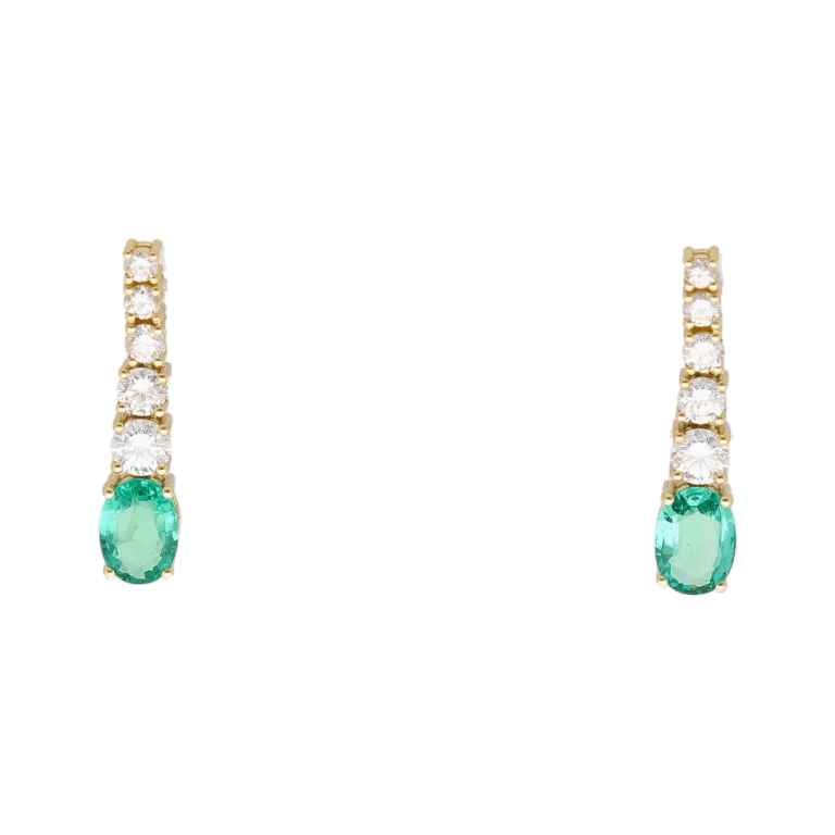 Pendientes de Esmeraldas