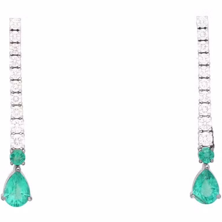 Pendientes de Esmeraldas