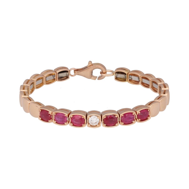 Pulseras de Oro Rosa