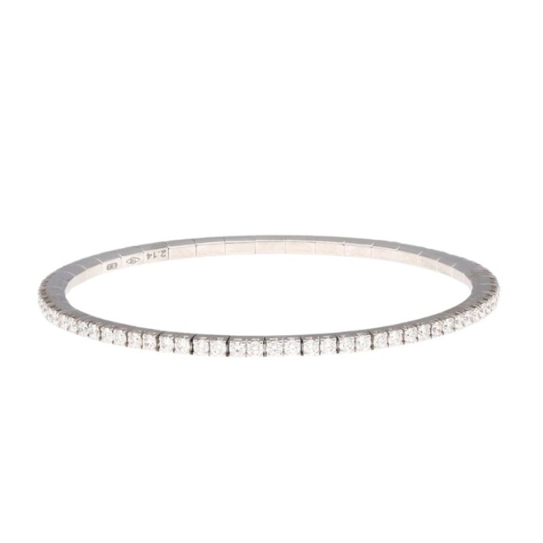 Pulseras de oro blanco