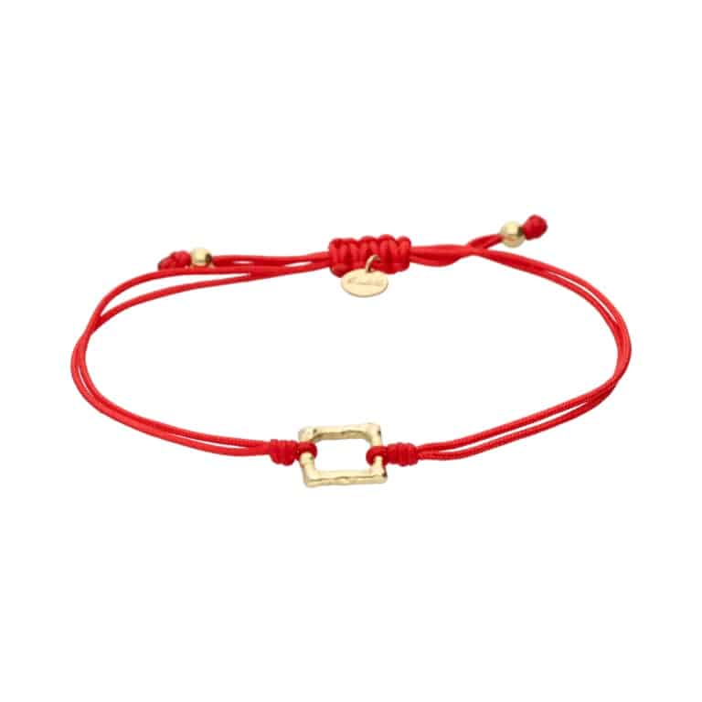 Pulsera hilo Tyre cuadrado pequeño