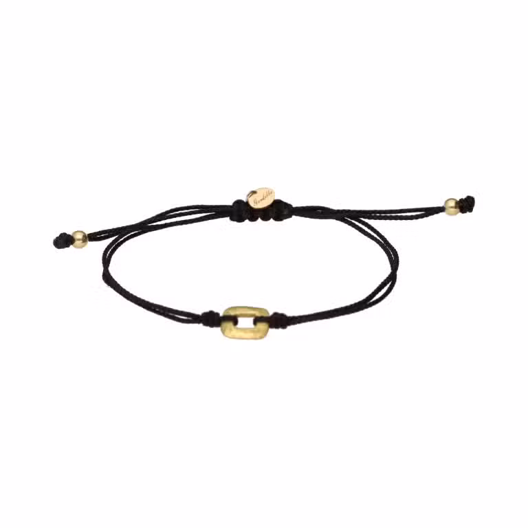 Pulsera hilo negro Moloch Cuadrado