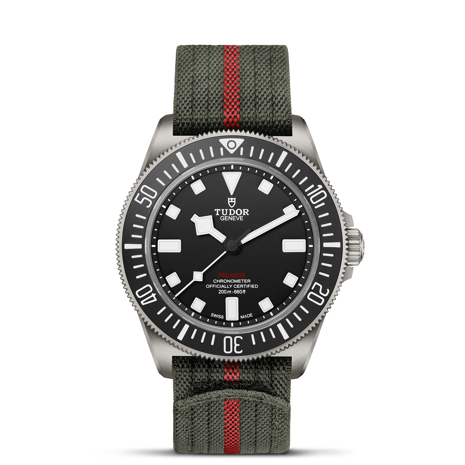 Tudor PELAGOS FXD Titanio Correa Tejido