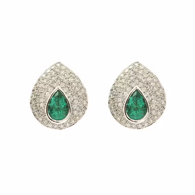 Pendientes de Esmeraldas