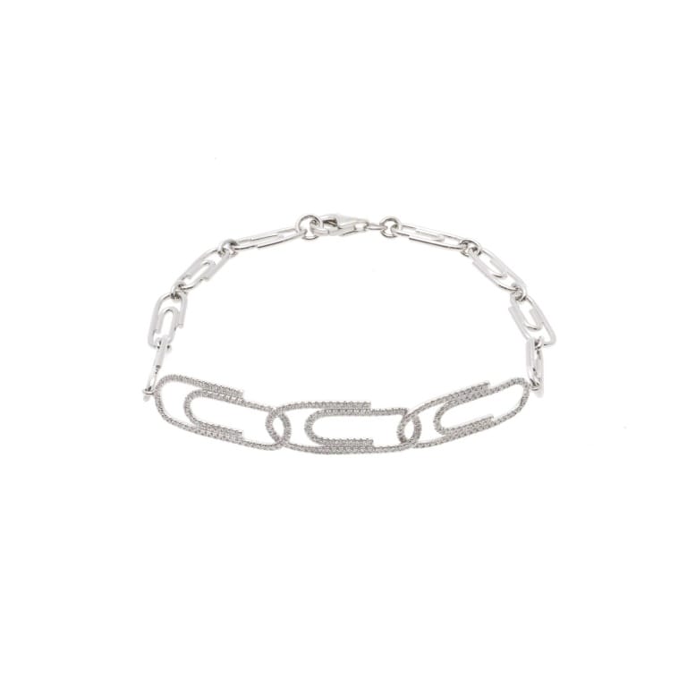 Pulseras de oro blanco