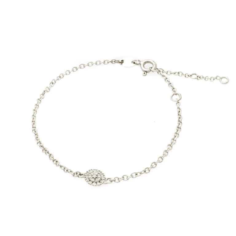 Pulseras de oro blanco