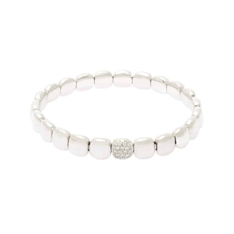 Pulseras de oro blanco