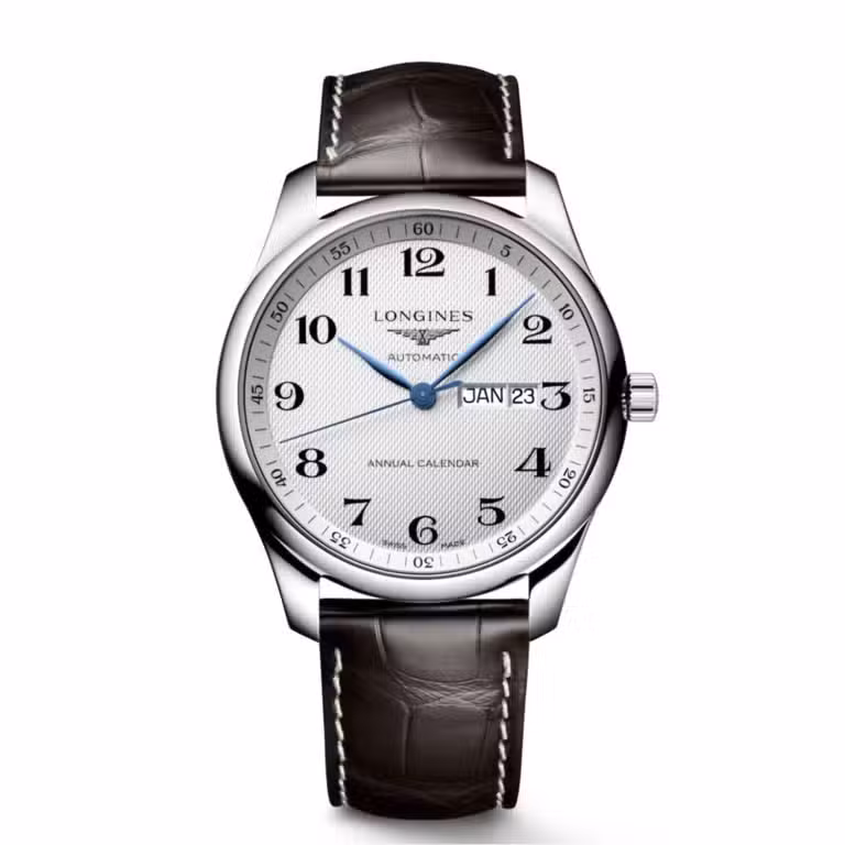 Longines Master Collection de Acero y Piel 42mm