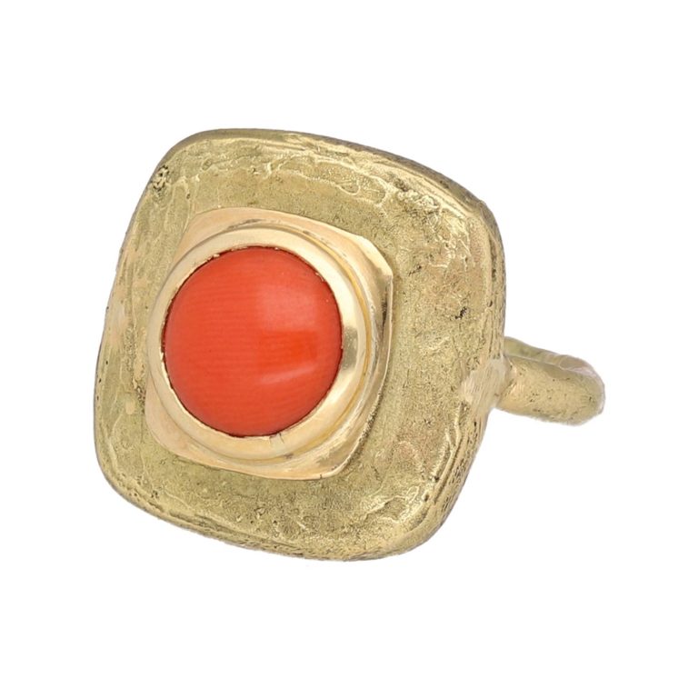 anillo Barta de oro amarillo