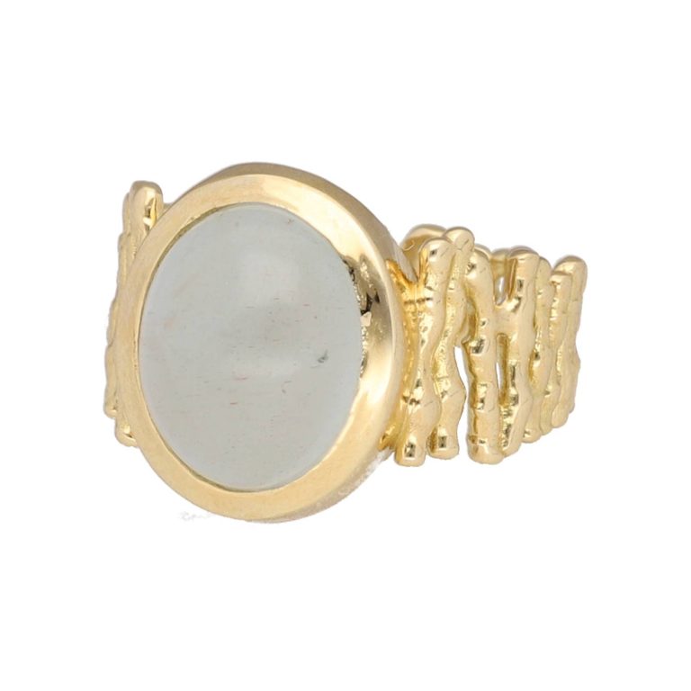 Anillo Ahirom de oro amarillo