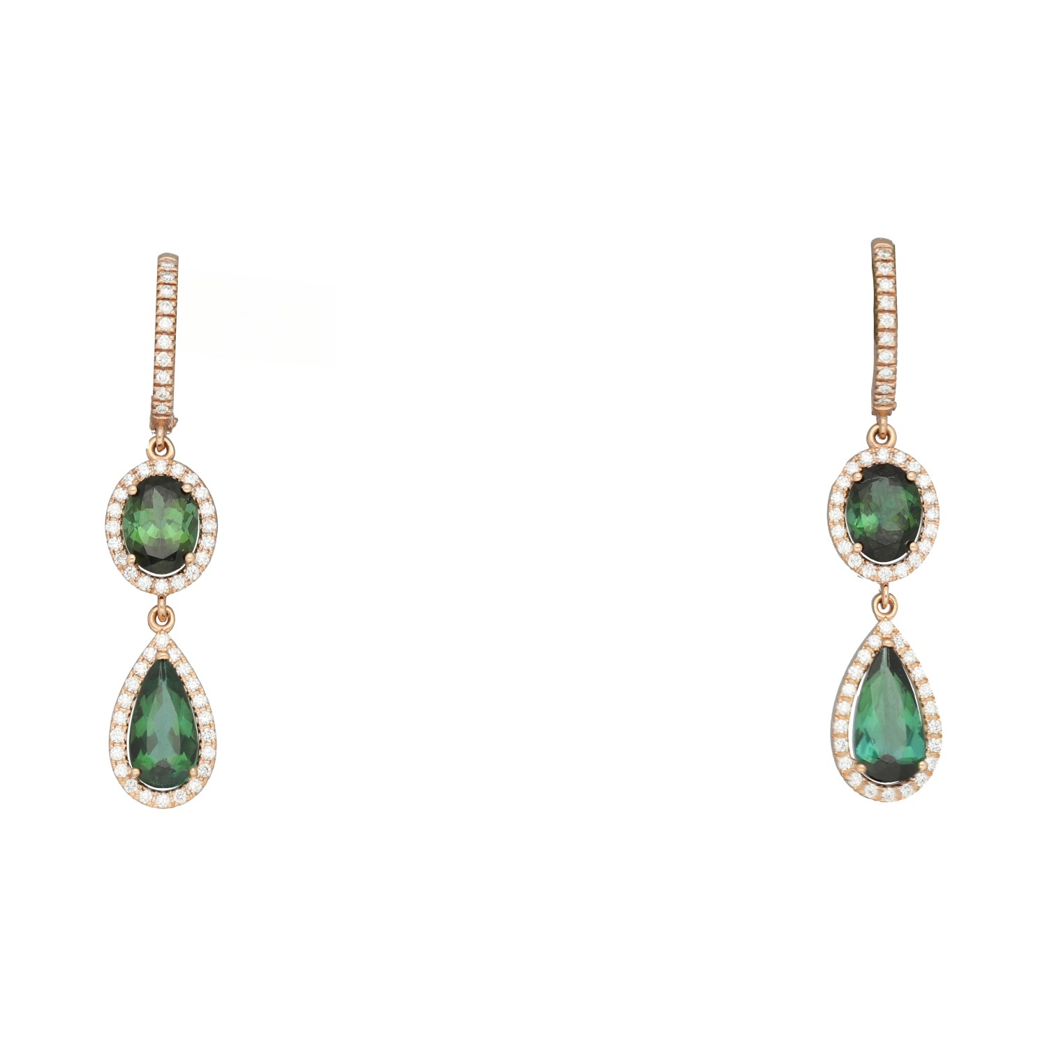 125-024494_1 pendientes con diamantes y turmalina