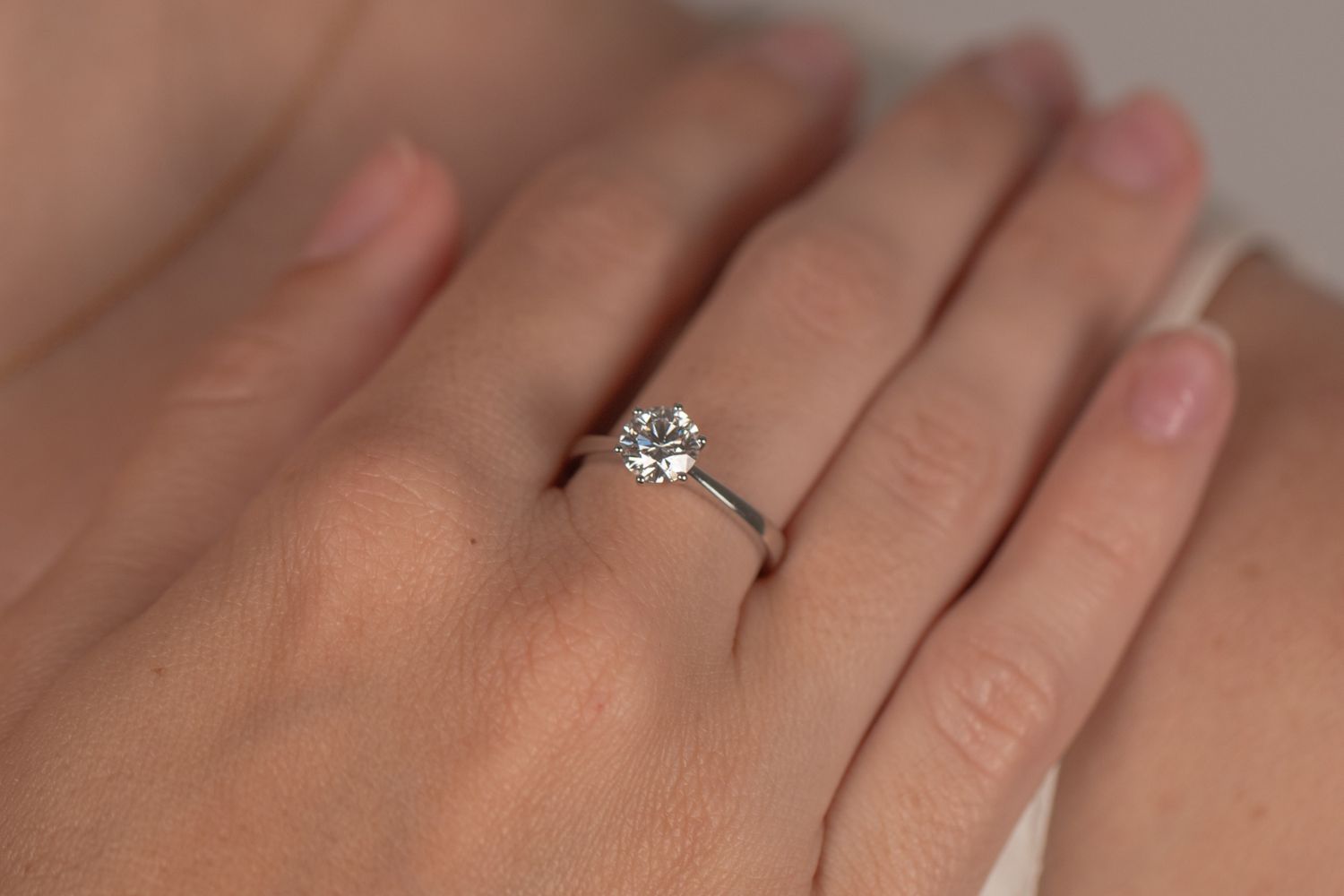 solitario de diamante