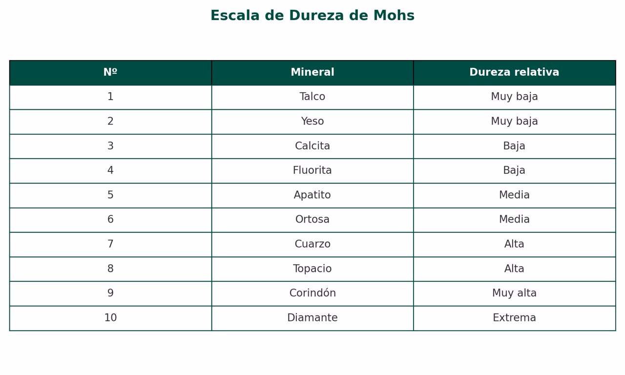 Escala de dureza de mohs